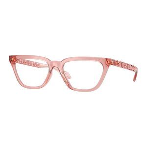 NEW VERSACE EYEGLASSES PEACH WOMEN CAT EYE EYEWEAR VE3352U 5322 VERSACE